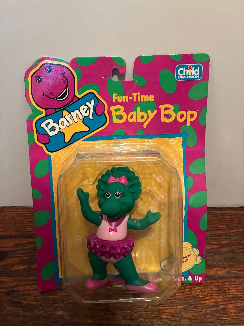 ビンテージ 90s Barney バーニー 女の子 人形 フィギュア Barney & Friends 1993 Fun-time Ballerina Baby Bop MOC Vinyl Toy 6
