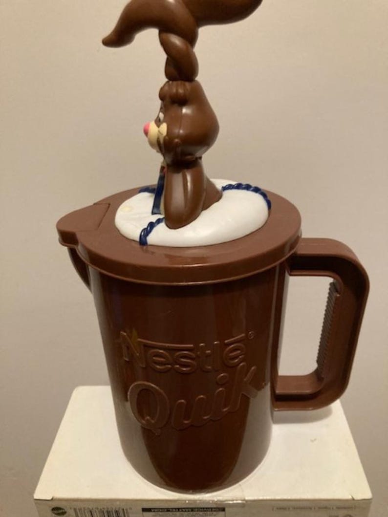 Nestle Quik Before Nesquik General Mills 1994 Mixing Bunny Exclusive ...