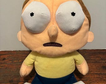 Rick and Morty HUGE 18" Toy Factory Arcade Prize Exclusive Morty Smith Adult Swim Cartoon Network Plush Doll Toy 2017