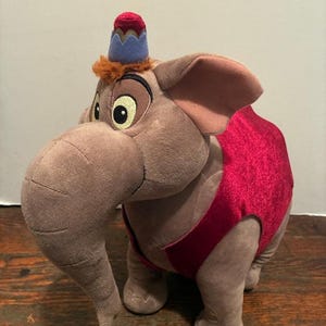 Aladdin Abu as Elephant 14" Plush Disney Store Exclusive Genie Transformed Monkey Genuine Original Authentic Classic 1992 Cartoon Character