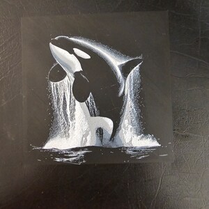 Orca, Killer Whale 3D Hueforge Art
