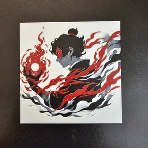 Zuko, Avatar, Fire-bender 3D Hueforge Art