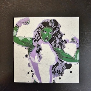 She-Hulk Hueforge 3D Art