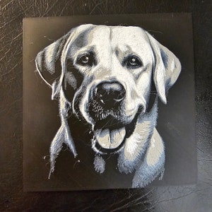 Labrador Retriever 3D Hueforge Art