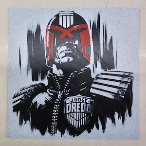 Judge Dredd 3D Hueforge Art