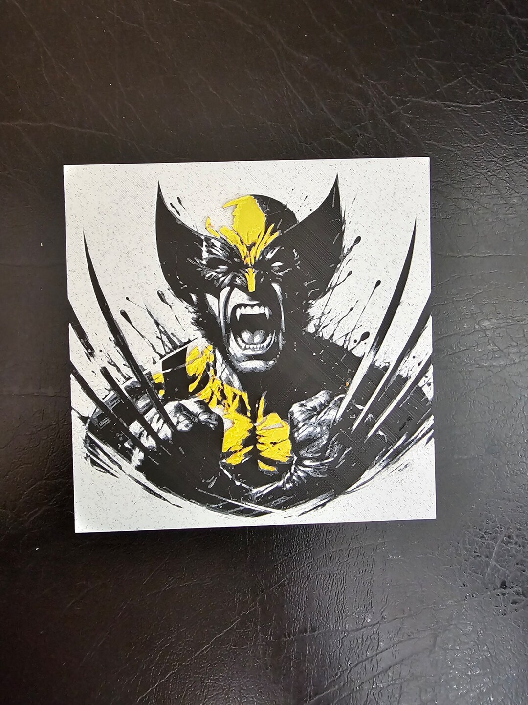 Old School Yellow Wolverine Close up 5 Color 3D Hueforge Art - Etsy