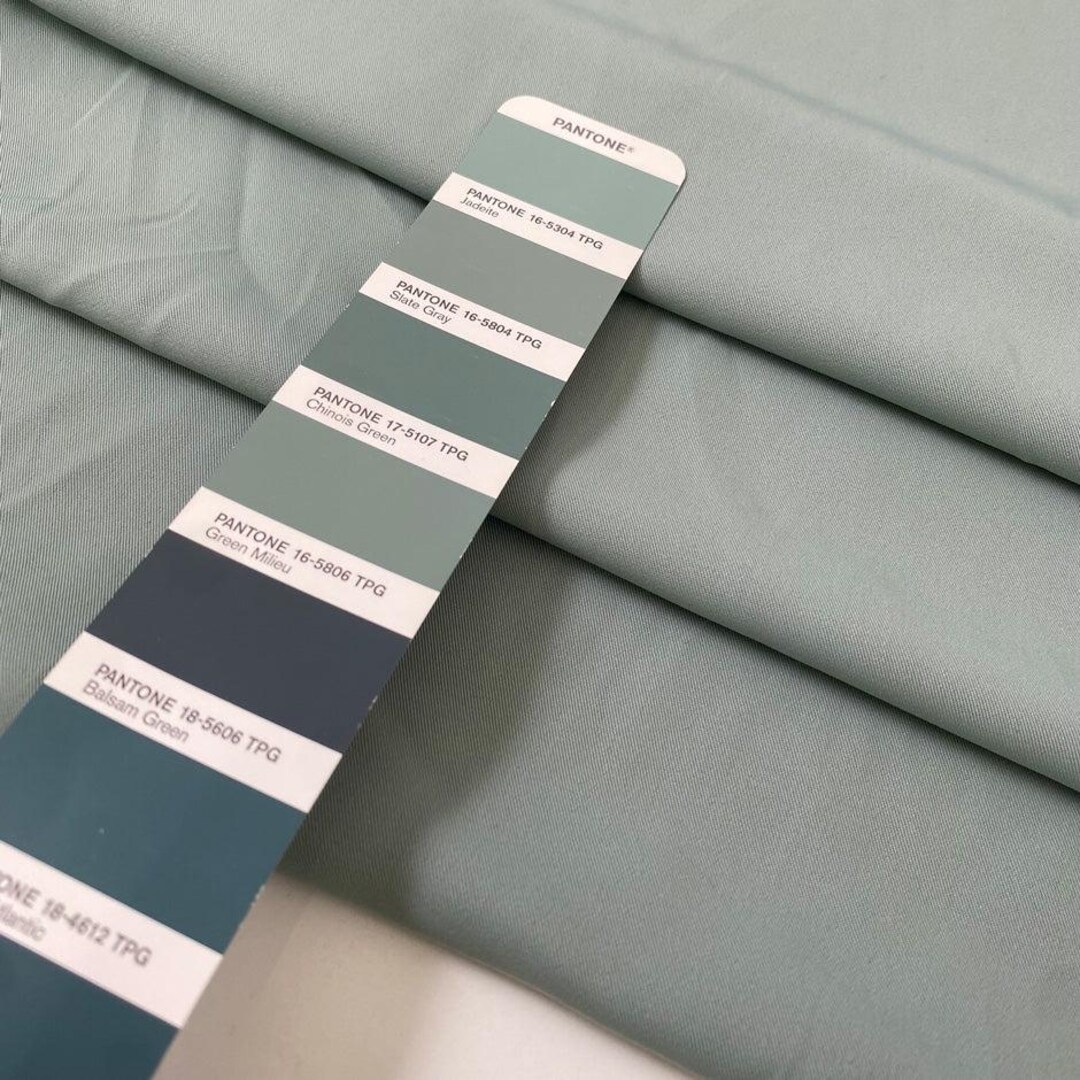 Flowing Polyester Polyester Cady Fabric | Sage Green Flowing Cady Textile | Dress Blouse ...