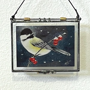 ACEO sized Frame - Hand Soldered floating frame - handmade in the Pacific NW