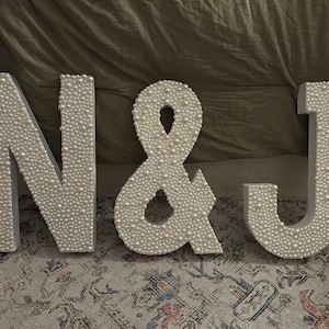 Letras de perla personalizadas