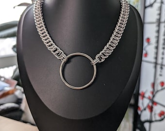 O-Ring Half-Persian Weave Chainmaille Necklace