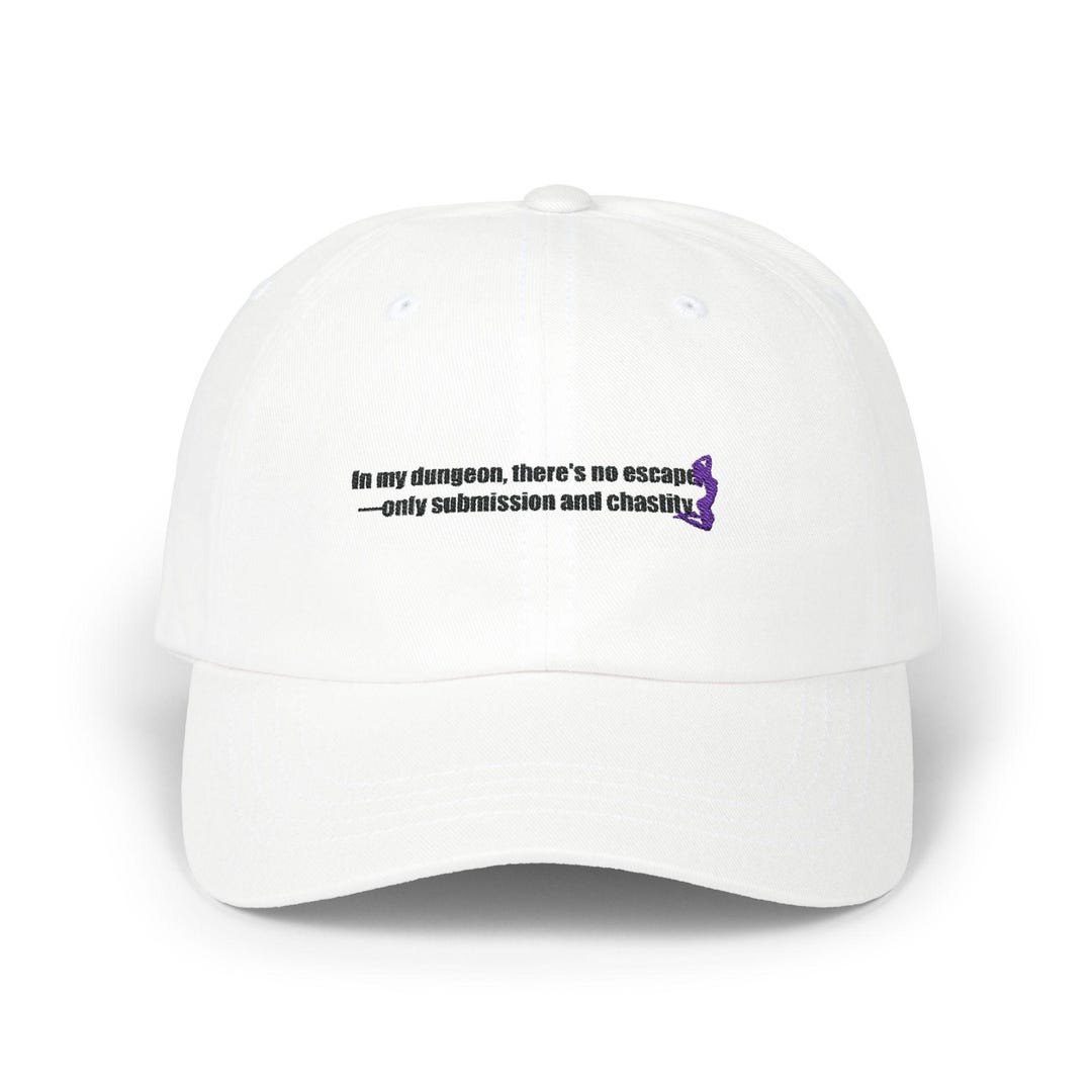BDSM Dungeon Submission Dad Cap Chastity & Kinky Lifestyle Hat Fetish ...