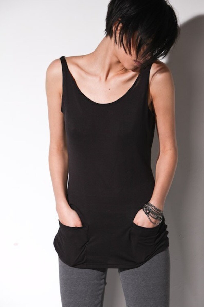 Low Back Tank Top Womens Resort Tops Les Deux Pockets womens | Etsy