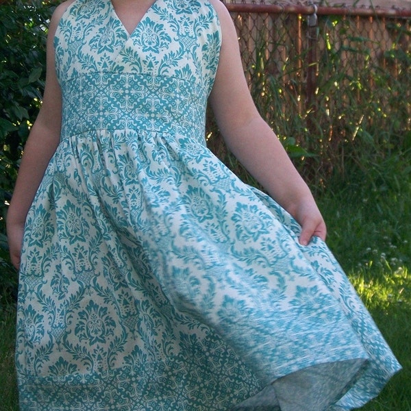 Beatiful Custom Made Country Halter Dress 2t to Size 6