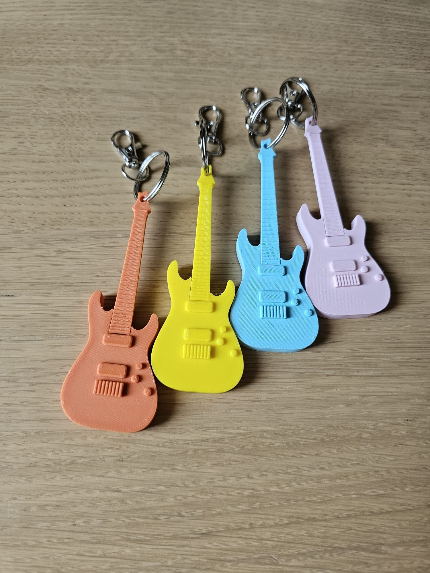 3D Model for Keychain / Guitar Pendant, File STL and File 3MF