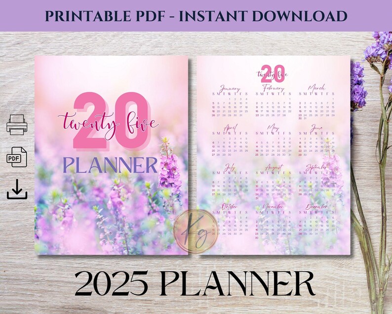 2025 Printable Dated Business Entrepreneur Goal Life Planner, Daily ...