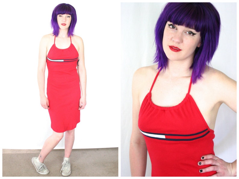 red and white hip hop outfits