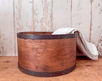 Antique Wooden Primitive Grain Measure