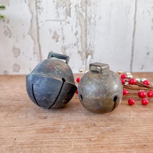 Antique Sleigh Bells - Set of 2