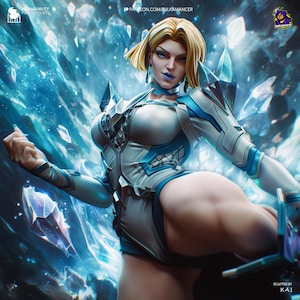 Emma Frost 3D Printed Resin Figurine | 8k Garage Kit [By Bulkamancer] UNPAINTED!