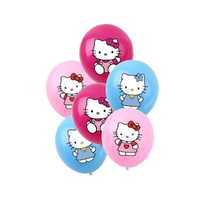 6 Pcs Set of Cute Cat Themed Balloons BQ145