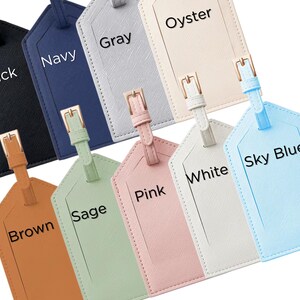 Personalized Passport Cover and Luggage Tag Custom Passport Holder Travel Accessories Gift Travel Ideas Holiday Gift Wedding Ideas image 3