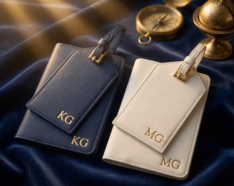 Personalized Passport Cover and Luggage Tag Custom Passport Holder Travel Accessories Gift Travel Ideas Holiday Gift Wedding Favors