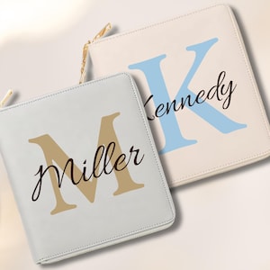Organizador de viajes personalizado, portadocumentos familiar, billetera de viaje para vacaciones, estuche para pasaporte de viaje para parejas, portadocumentos personalizado, estuche de viaje