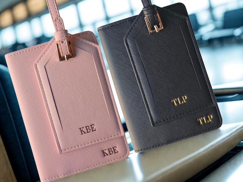 Personalised Passport Holder & Luggage Tag Custom Passport Wallet Passport Covers Personalized Couples Gift Travel Accessories Favor Ideas