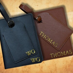 Funda de pasaporte personalizada Porta pasaporte de cuero Billetera para pasaporte Funda de pasaporte para hombre y mujer Regalos de cumpleaños Regalos personalizados