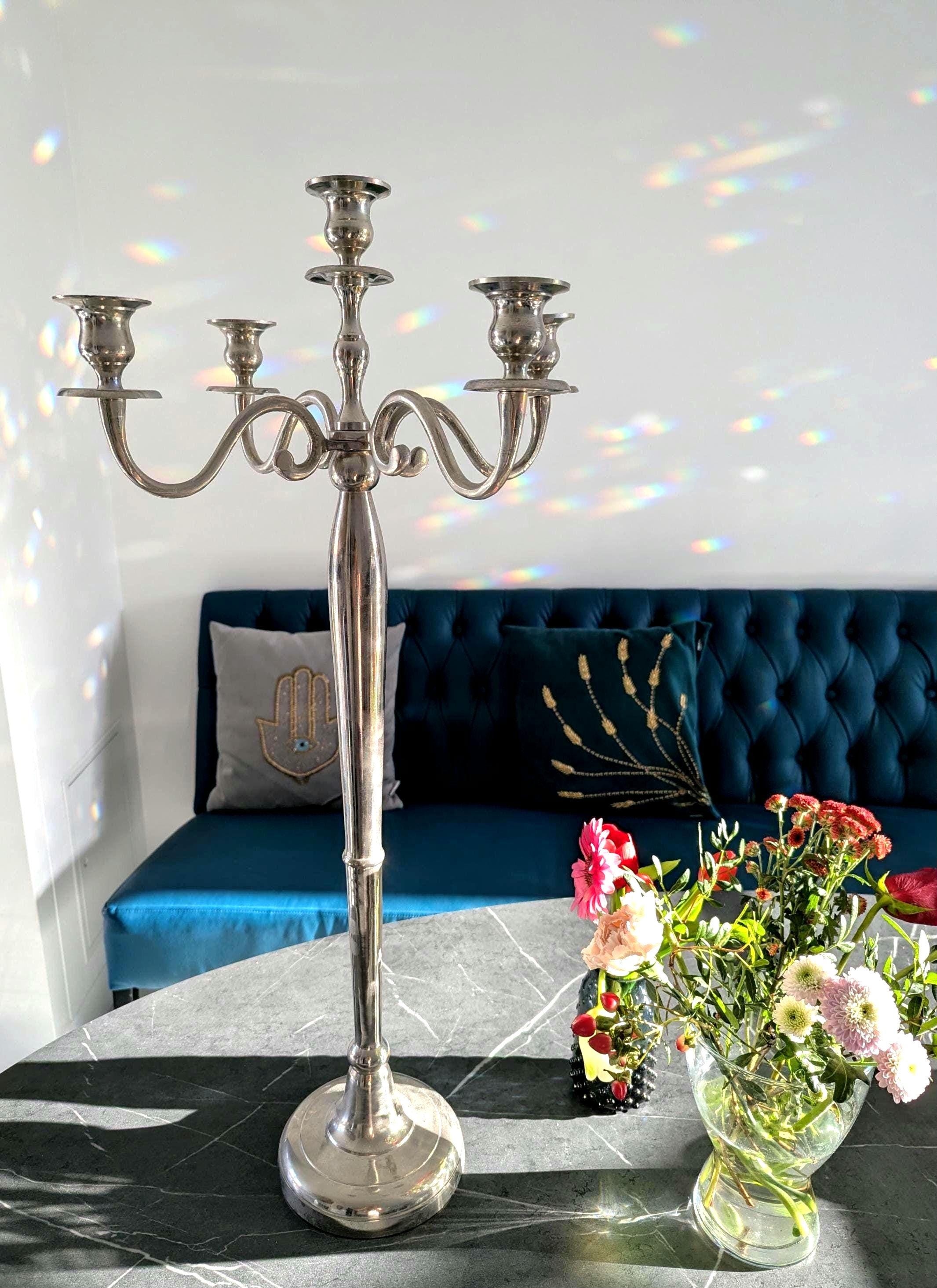 Kerzenständer groß silber