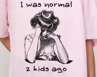 Lustiges Mom T-Shirt: Vintage Graphic Tee - Komfortfarben