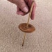 Reserved for Alla Drop spindle