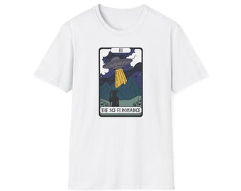 Camiseta de tarot de ciencia ficción romántica, regalo para amantes de los extraterrestres