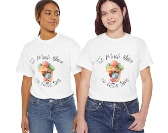 Camiseta de algodón con tanto hilo y tan poco tiempo