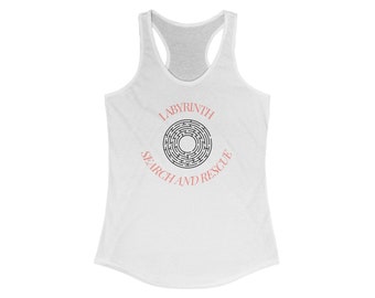 Camiseta sin mangas con espalda de nadadora de búsqueda y rescate Labyrinth