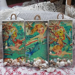 Darling trio beachy hanging plaque sets. image 8