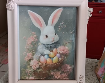 Vintage Bunny In frame