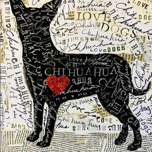 Chihauhau Silhuette Magnet