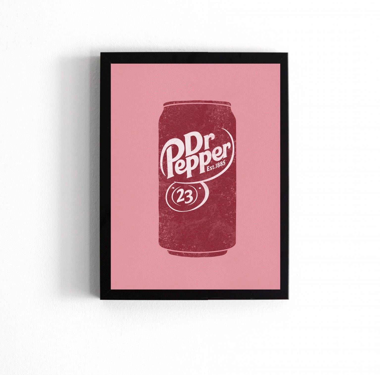 Vintage Dr Pepper Wall Art - Instant Digital Download- Apartment