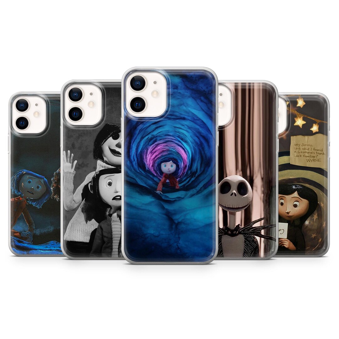 Coraline Phone Case Cartoon Character Cover Fit for iPhone 15 Pro Max