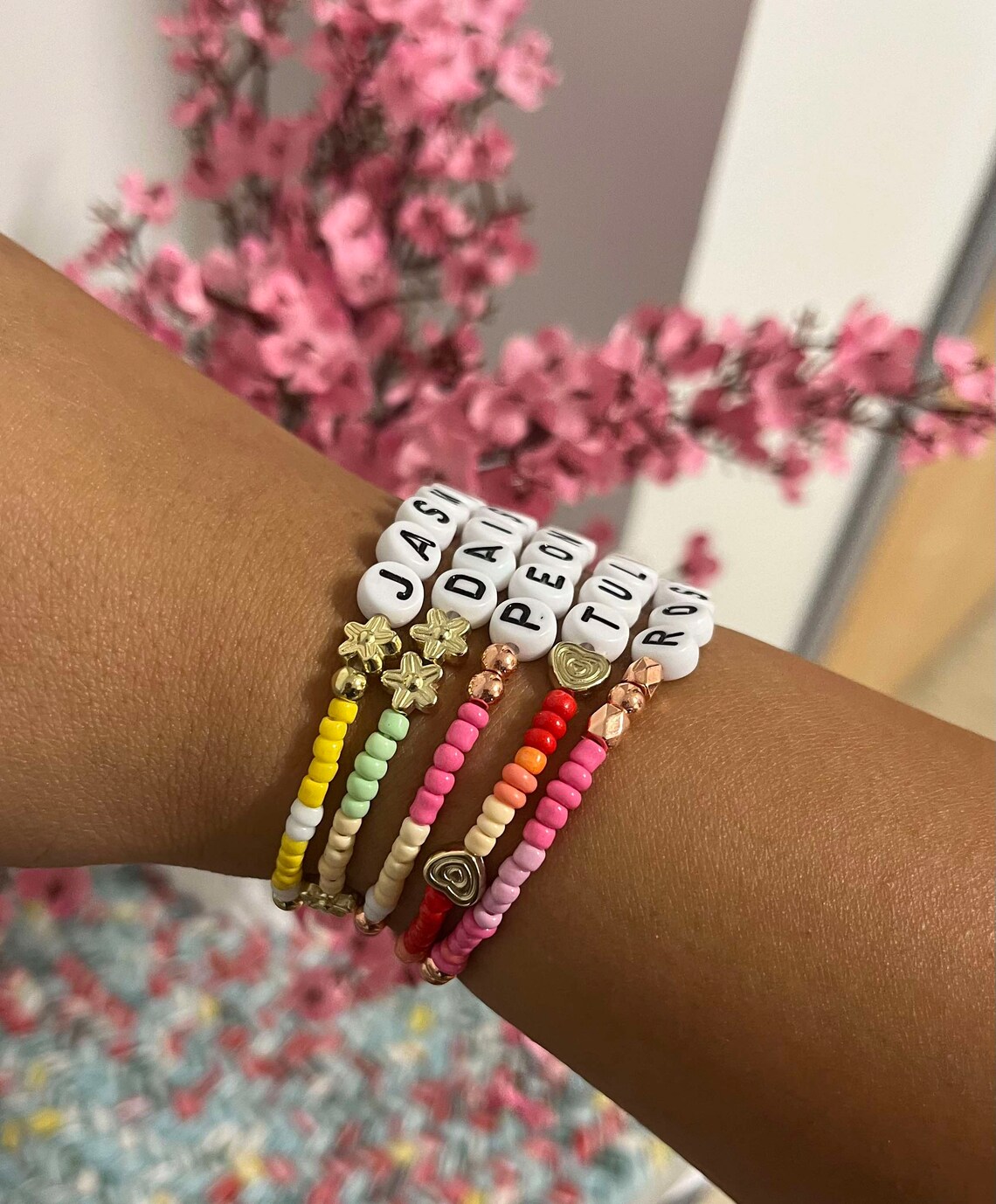 Beaded Letter Bracelets Etsy — free download