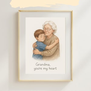 Custom Watercolor style Portrait, Family Portrait, Custom Portrait From Photo, Portraits From Photos, Personalized Gifts, Mother&#39;s Day Gift
