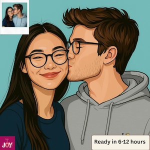 Custom Portrait, Couple Portrait, Cartoon Portrait, Family Portrait, Vector Portrait, Anniversary Gift , pet Portrait , wedding Portrait