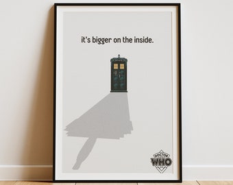 Doctor Who Tardis Poster Print (A3/A4)
