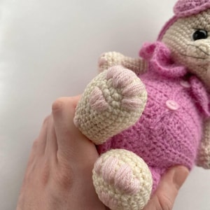 kitten Crochet Pattern PDF | Amigurumi Plush Toy | Cute DIY Animal Gift | Multi-language Crochet Tutorial image 7