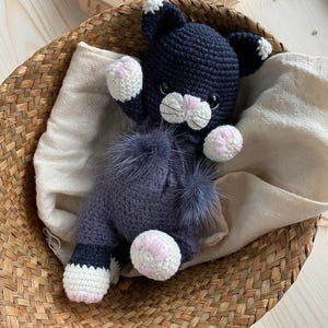 kitten Crochet Pattern PDF | Amigurumi Plush Toy | Cute DIY Animal Gift | Multi-language Crochet Tutorial image 5