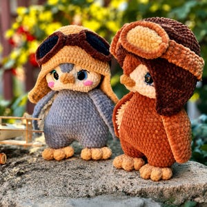 Penguin Crochet Pattern PDF | Baby Penguin with Hat and Goggles | Amigurumi Plush Toy | Cute DIY Animal Gift | English Crochet Tutorial