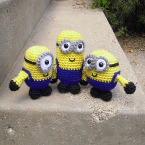 Minion amigurumi crochet pattern, Bob Kevin Stuart plushie toy | PDF PATTERN