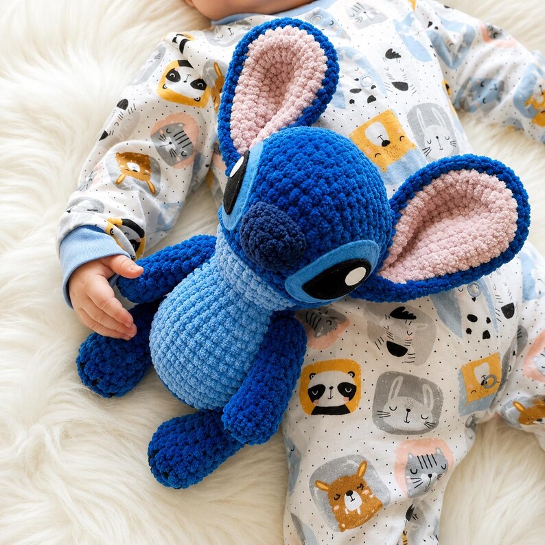 2 in 1 Stitch and Angel Crochet Pattern PDF | Amigurumi Plush Toy | Cute DIY Animal Gift | English Crochet Tutorial image 8