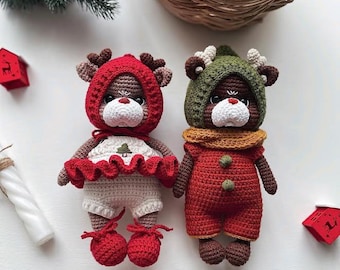 2 in 1 fawms Crochet Pattern PDF | Amigurumi Plush Toy | Cute DIY Animal Gift | English Crochet Tutorial